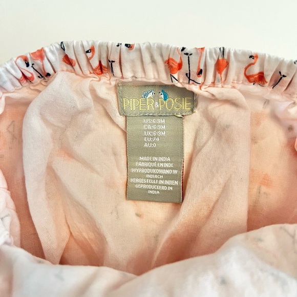 BEAUTIFUL PIPER & POSIE Romper BUNDLE with headband Baby Girl 6-9mths - LIKE NEW - Picture 6 of 8